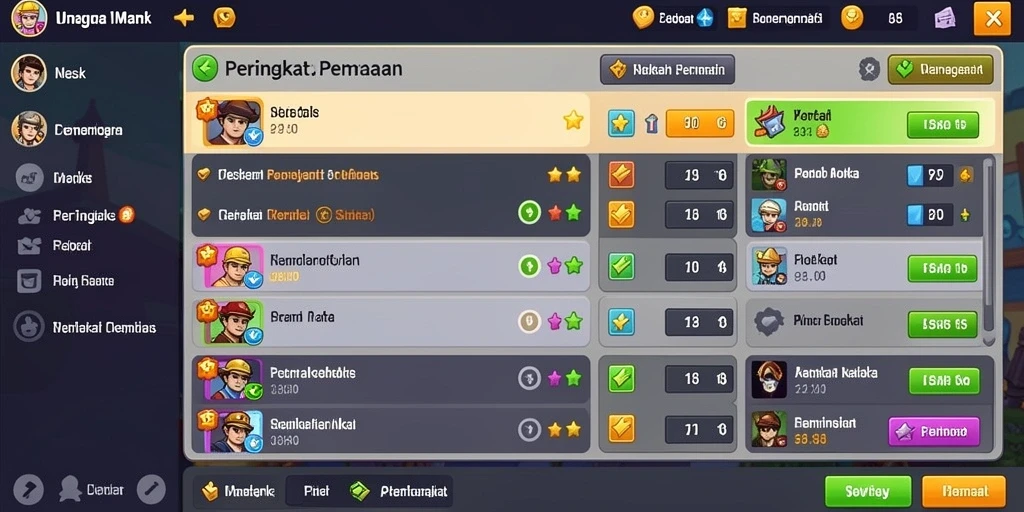 Tampilan antarmuka utama yang menarik.