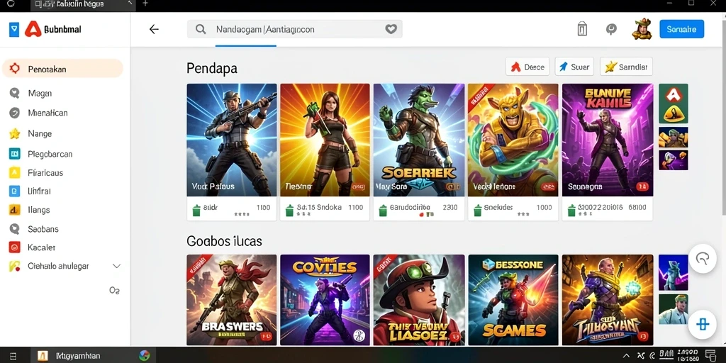 Tampilan antarmuka yang intuitif dan menarik.