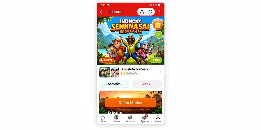 Tampilan antarmuka user-friendly yang menarik.