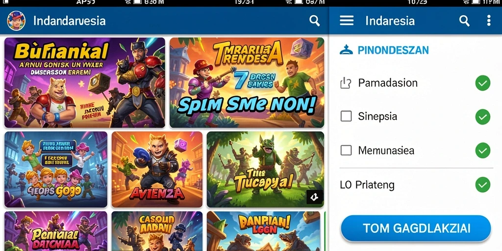 Tampilan awal permainan yang menakjubkan.