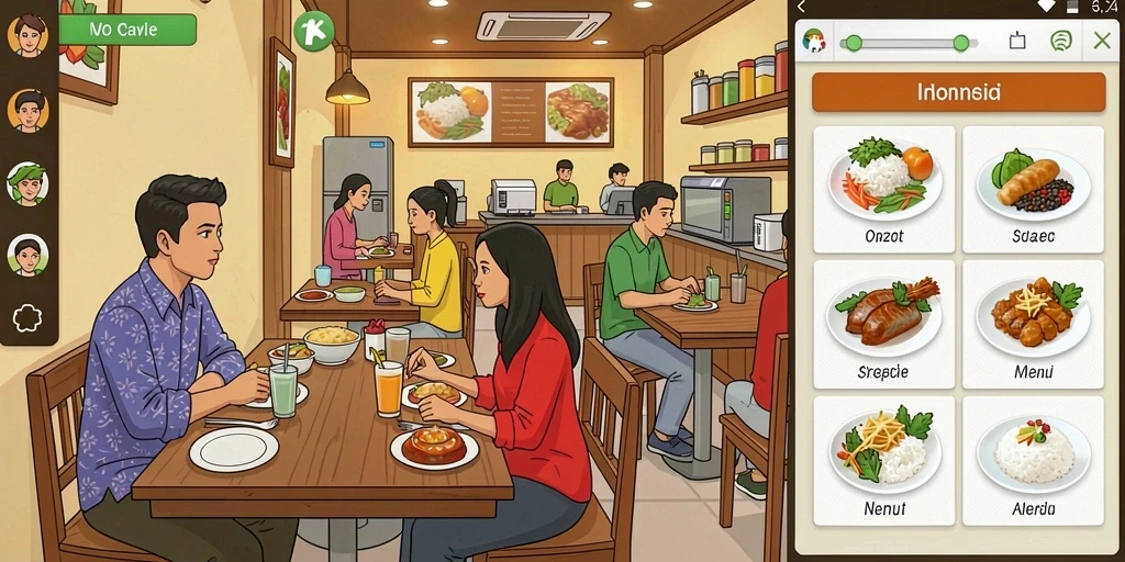 Tampilan antarmuka yang menarik dan modern.