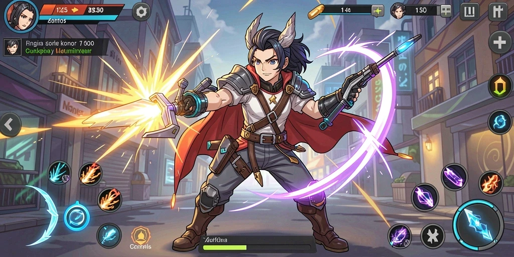 Tampilan awal game yang menarik perhatian.