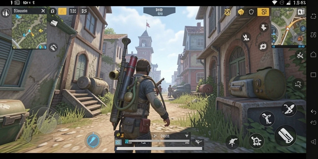 Screenshot menunjukkan gameplay seru di MONAS77.