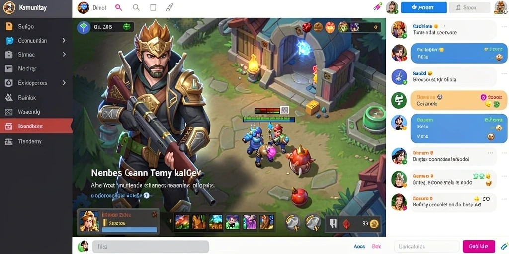 Tampilan mini-game balapan yang penuh warna.