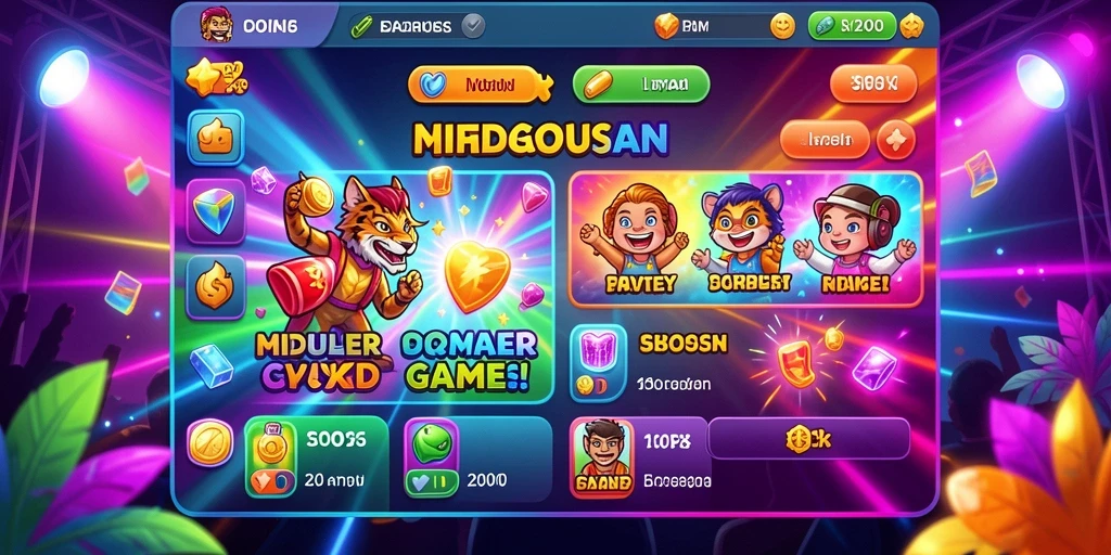 Tampilan awal game dengan nuansa mistis yang menarik.