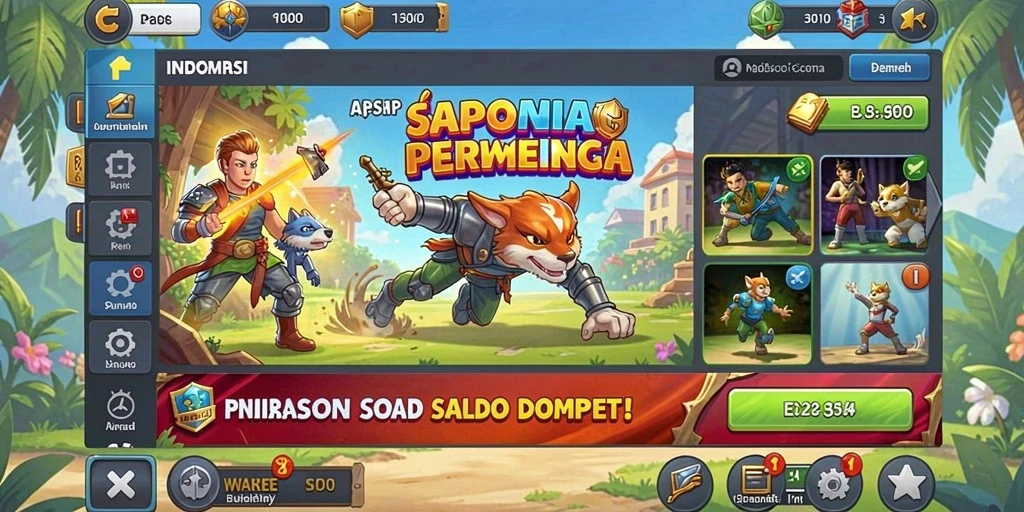 Tameng harta karun yang menarik perhatian.