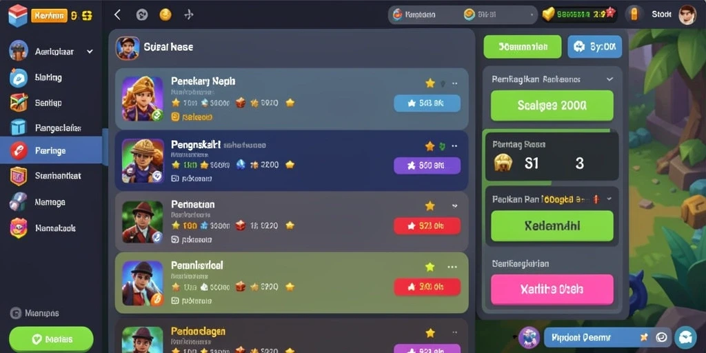 Tampilan awal yang menarik dan intuitif.